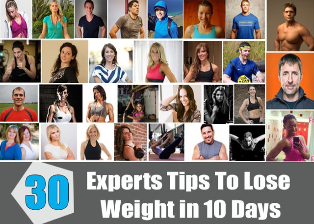 Experts Tips To Lose Weight in 10 Days