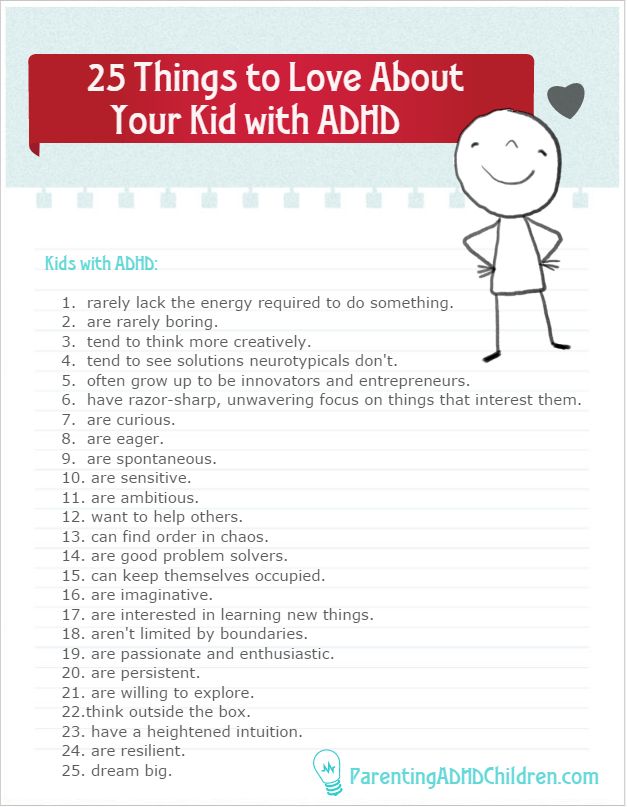 25 Things to Love About Your Child with ADHD