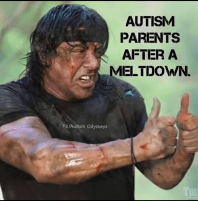 autism parents after a meltdown