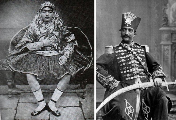 Shocking beauty of concubines of Iranian Shah Qajar Nasser