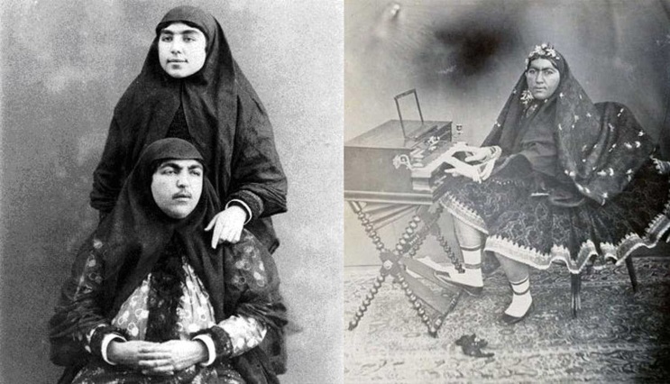 Shocking beauty of concubines of Iranian Shah Qajar Nasser