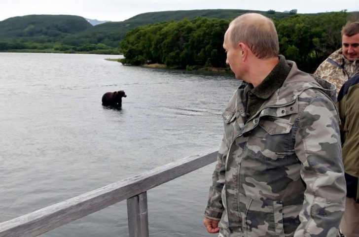 Rare photos of Putin when he isn't at work