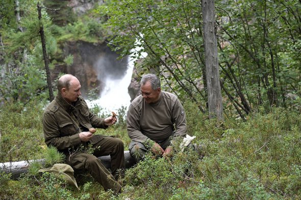 Rare photos of Putin when he isn't at work