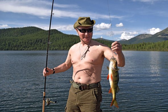 Rare photos of Putin when he isn't at work