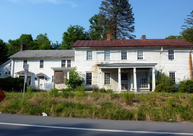 The ghost town Wallpack in Pennsylvania