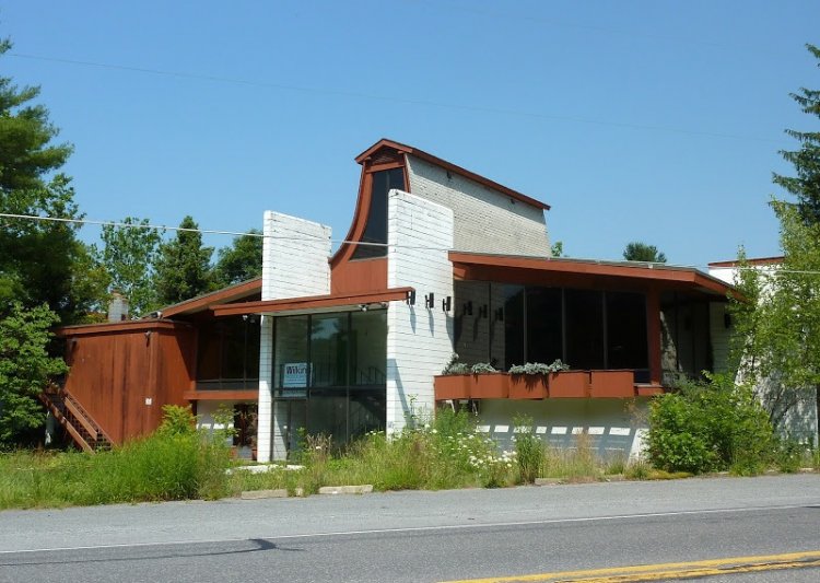 The ghost town Wallpack in Pennsylvania