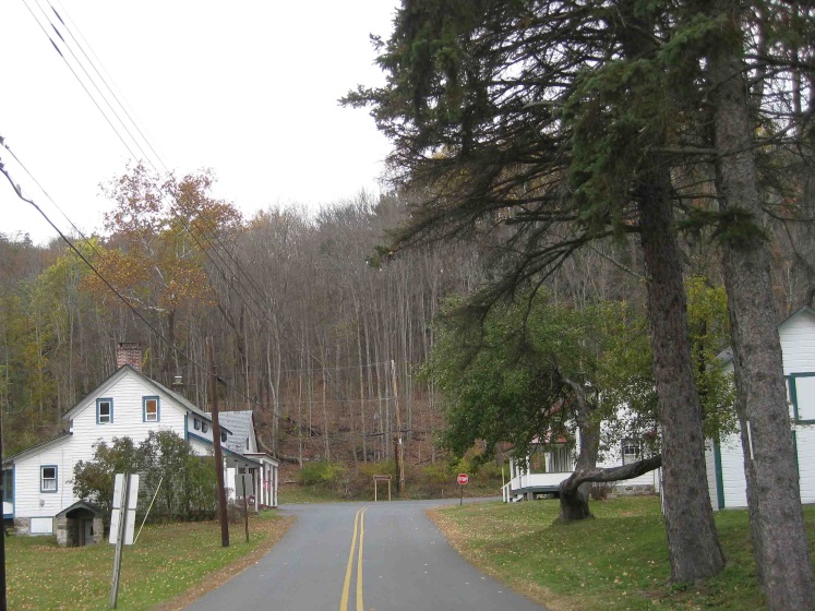 The ghost town Wallpack in Pennsylvania