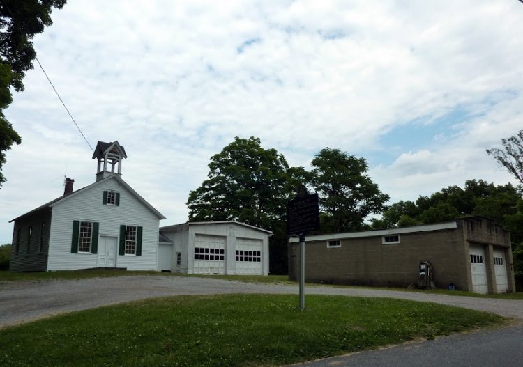 The ghost town Wallpack in Pennsylvania