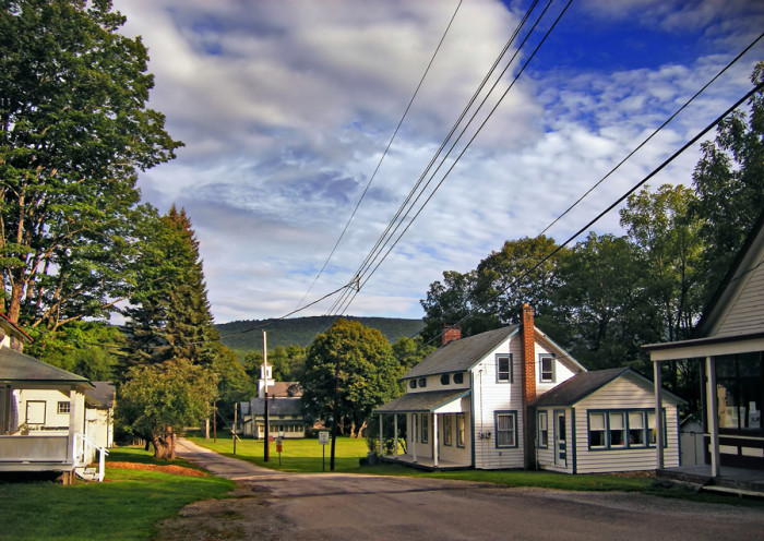 The ghost town Wallpack in Pennsylvania