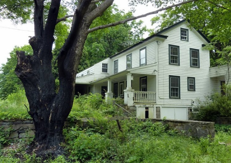 The ghost town Wallpack in Pennsylvania