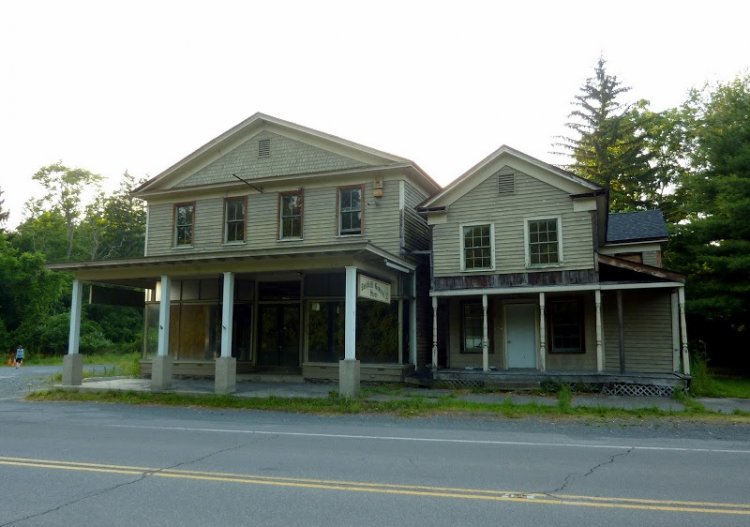 The ghost town Wallpack in Pennsylvania