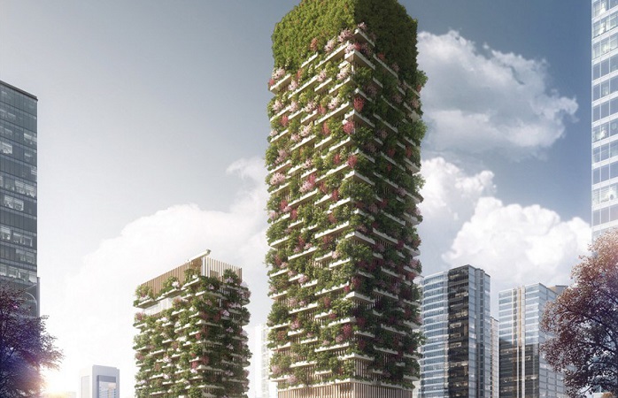 Vertical forests-skyscrapers are been building in Asia