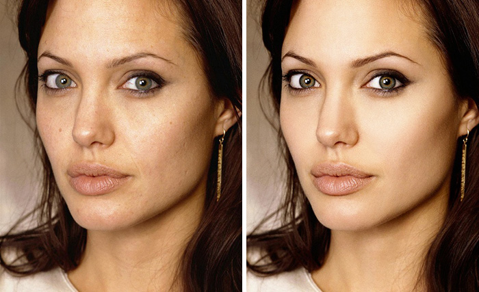 Celebrities before and after photoshop, 22 photos