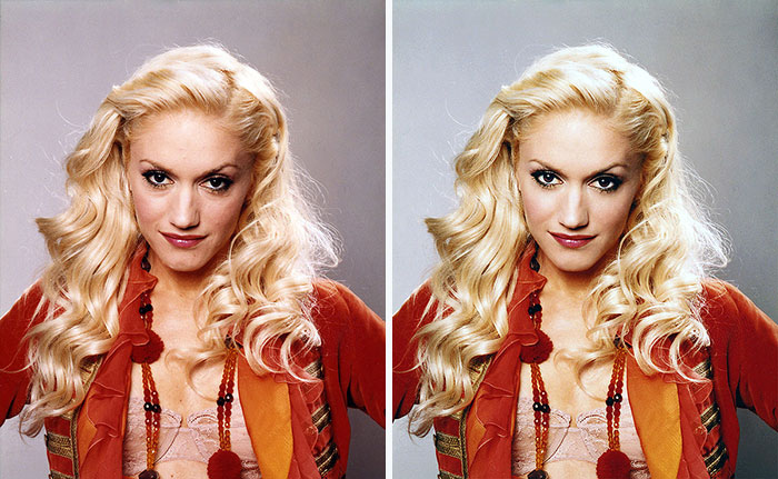 Celebrities before and after photoshop, 22 photos