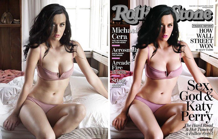 Celebrities before and after photoshop, 22 photos